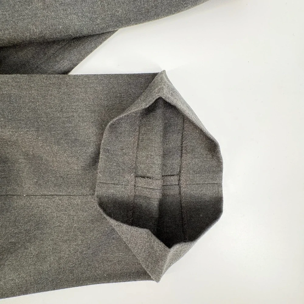 Lauren Ralph Lauren Suit Mens 46R Charcoal Gray 100% Wool Ultraflex Classic Fit
